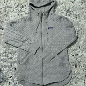 Patagonia Gray Quilted Hoodie
